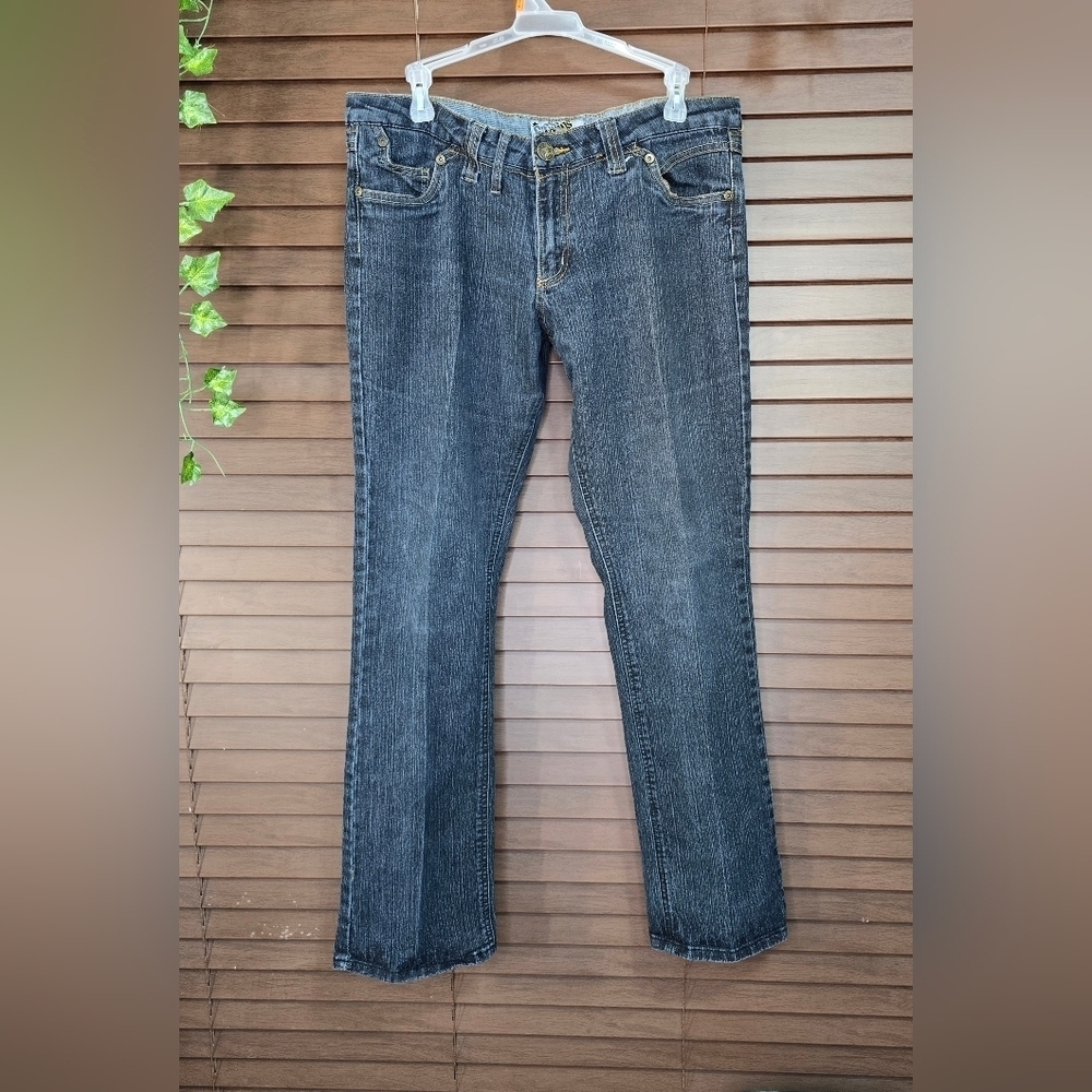 Crest Jeans Dark Wash Low Rise Straight Leg Women's Jeans Size 15/16